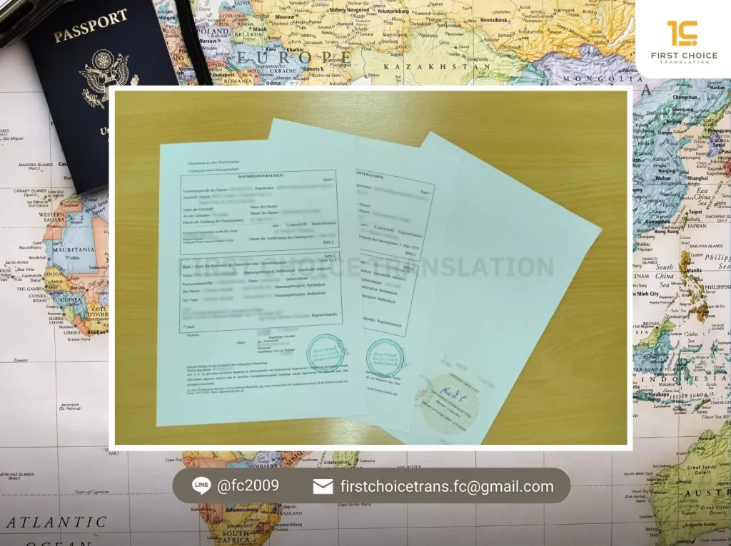 รับรองเอกสารแปลโดยนักแปลขึ้นทะเบียนจากศาลเยอรมนี 20 document germany 1 1