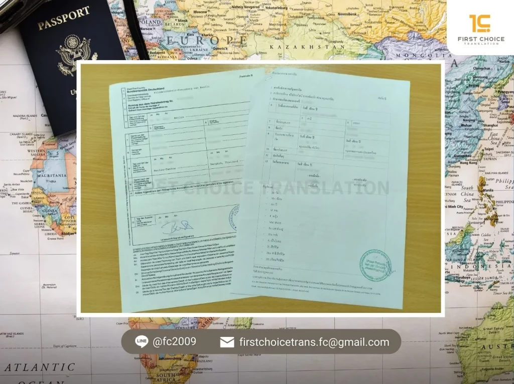 รับรองเอกสารแปลโดยนักแปลขึ้นทะเบียนจากศาลเยอรมนี 19 document germany 2 1