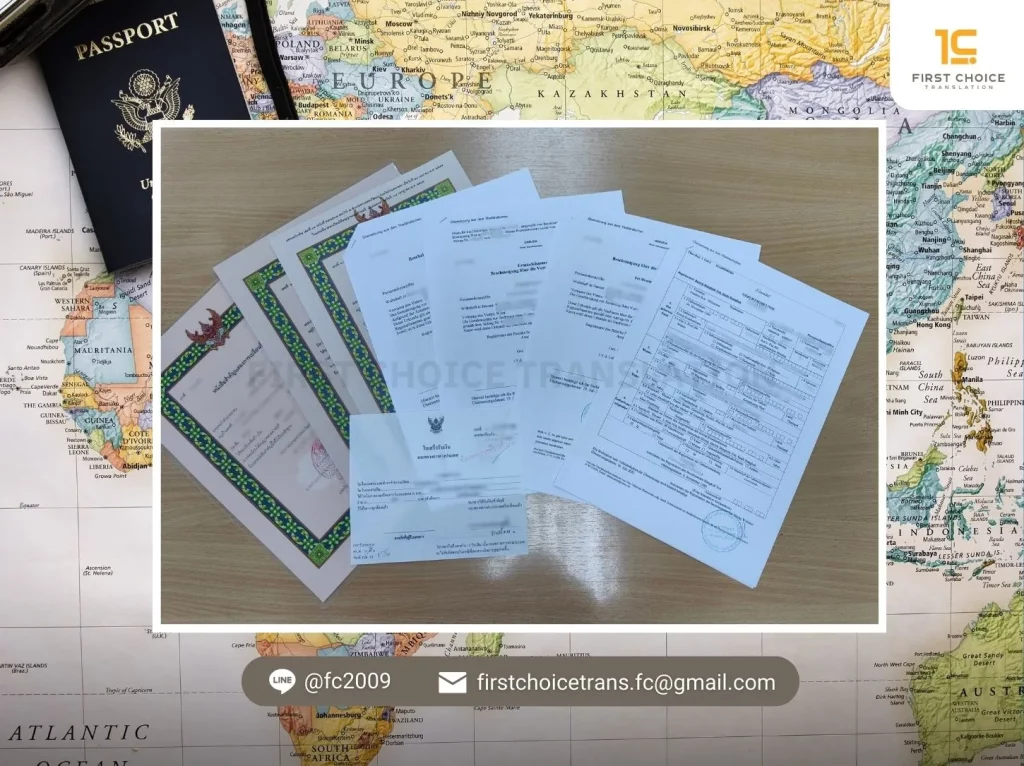 รับรองเอกสารแปลโดยนักแปลขึ้นทะเบียนจากศาลเยอรมนี 15 document germany 6