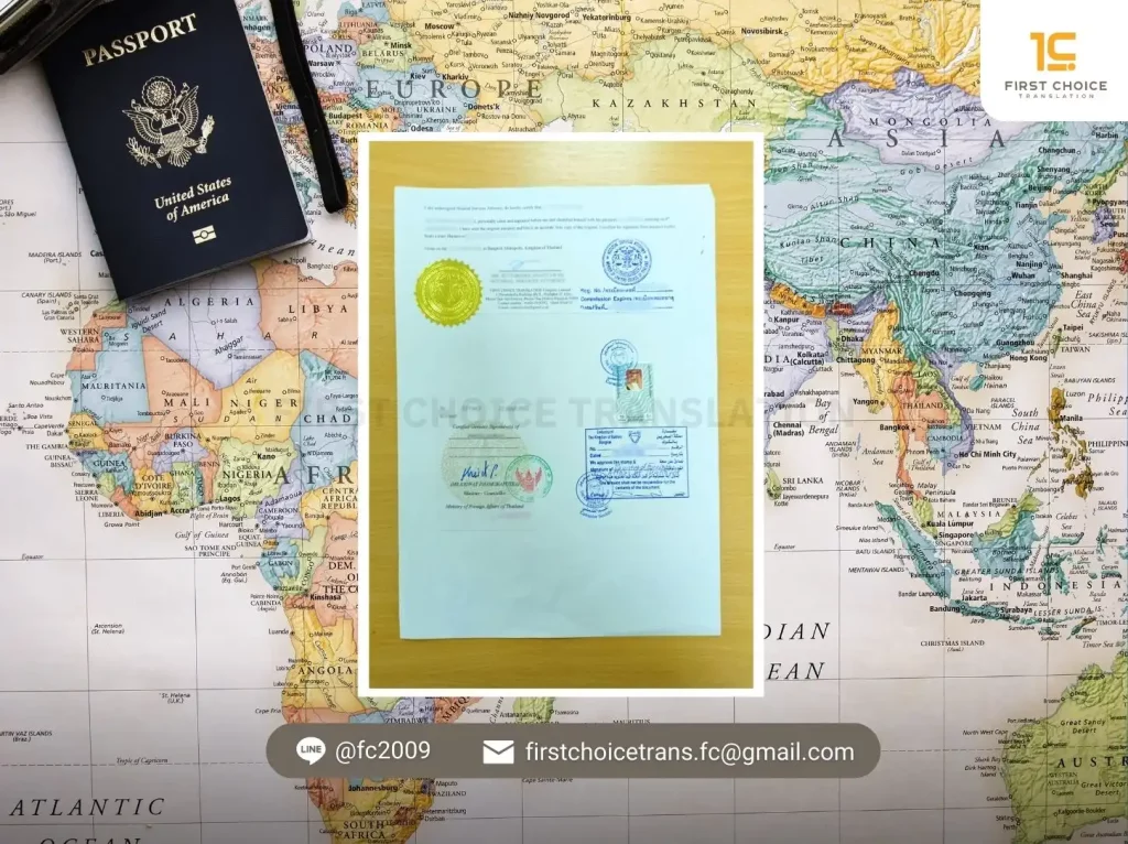 รับรองเอกสารโนตารีโดยทนายความ 20 document โนตารี 1