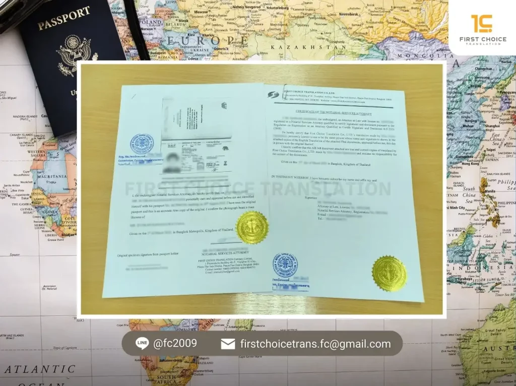รับรองเอกสารโนตารีโดยทนายความ 17 document โนตารี 5