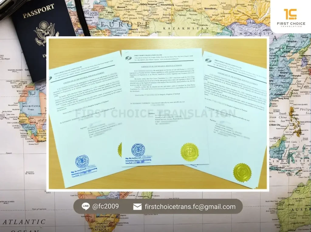 รับรองเอกสารโนตารีโดยทนายความ 16 document โนตารี 6